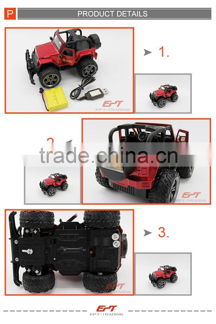 Cool 4channels radio control toy rc jeep truck for kids