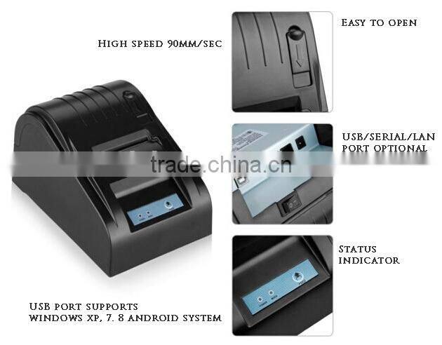 58mm POS Thermal Printer with USB Interface (BP5890D Bill Receipt Printer)
