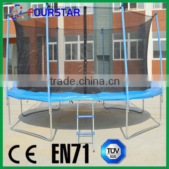 13FT Commercial trampoline park with safety net