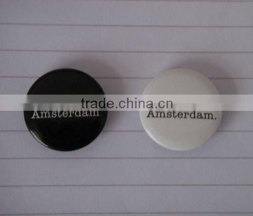 PIP badge with butterfly pin on backside