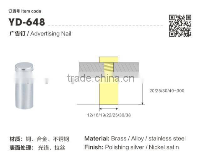 Advertising nail