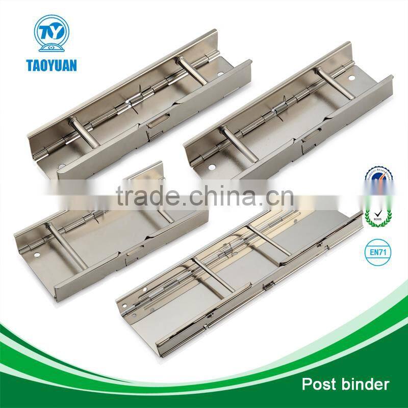 TaoYuan stationrey 3 hole pipe binder clips, stationery file clip