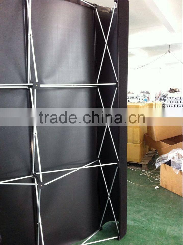 Fabric pop up stand with spring, pop up backdrop stand, advertising Chian hotsales display stand