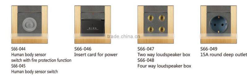 1 socket types of electrical switches with neon