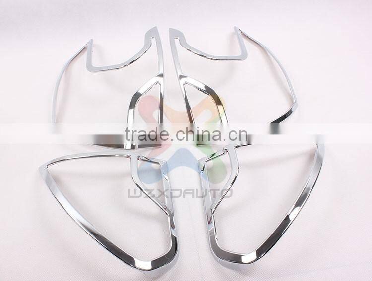 SET CHROME REAR TAIL LIGHT LAMP COVER TAIL LAMP COVER FOR PEUGEOT PG 2008