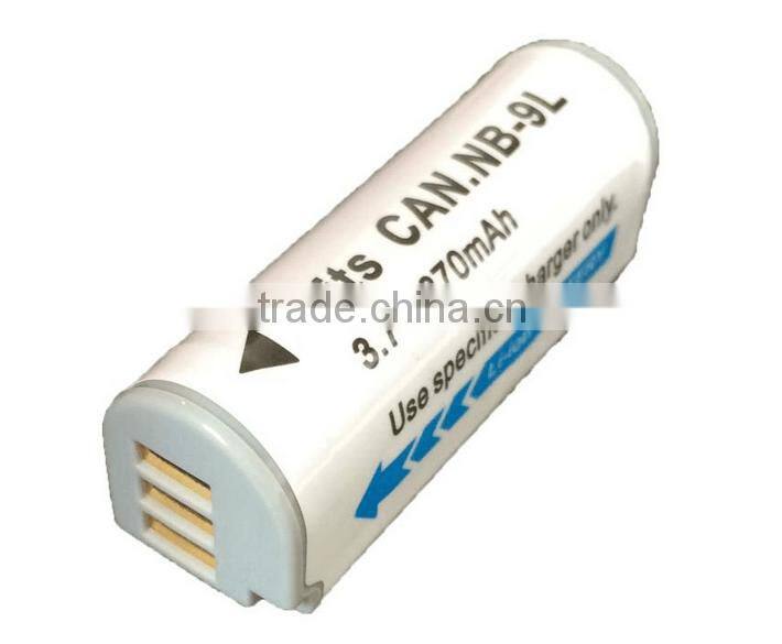 Repacement battery NB9L NB-9L Camera Battery For Canon SD4500IS 1000HS 870mah 3.7V