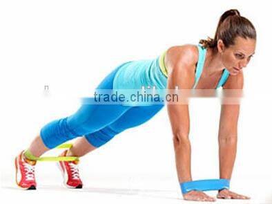Latex yoga stretch band