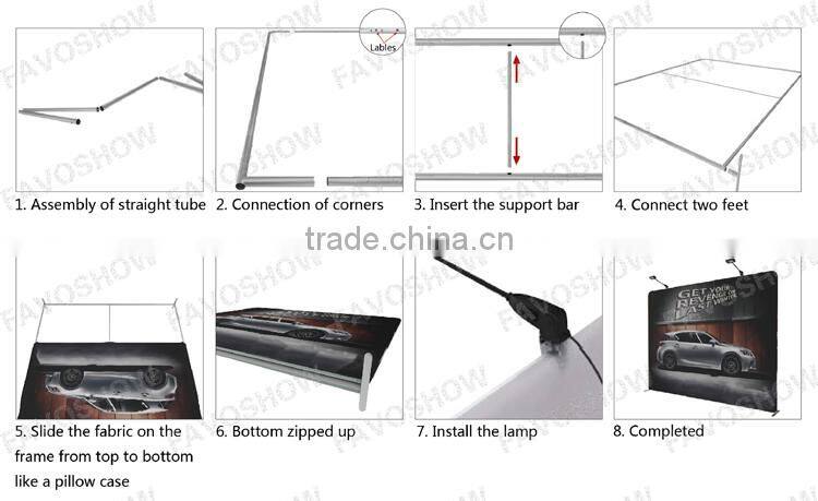 Protable Custom Exhibition Booth Partition Walls