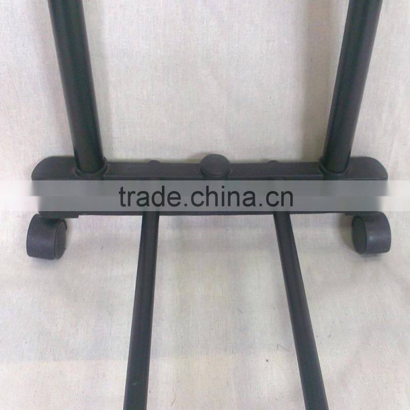 Double pole crook metal material stackable cloth rack