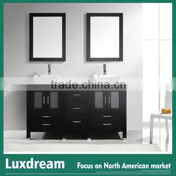 72" glass wash basin espresso bathroom vanity cabinets