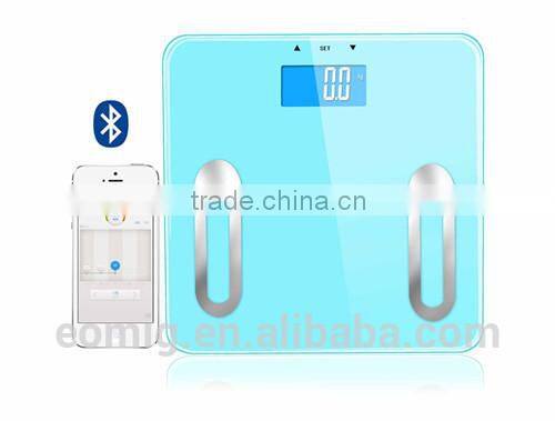 AOEOM IOS & Android Bluetooth Digital Bathroom Scales for Personal Home Use/ Bluetooth Fat Scale