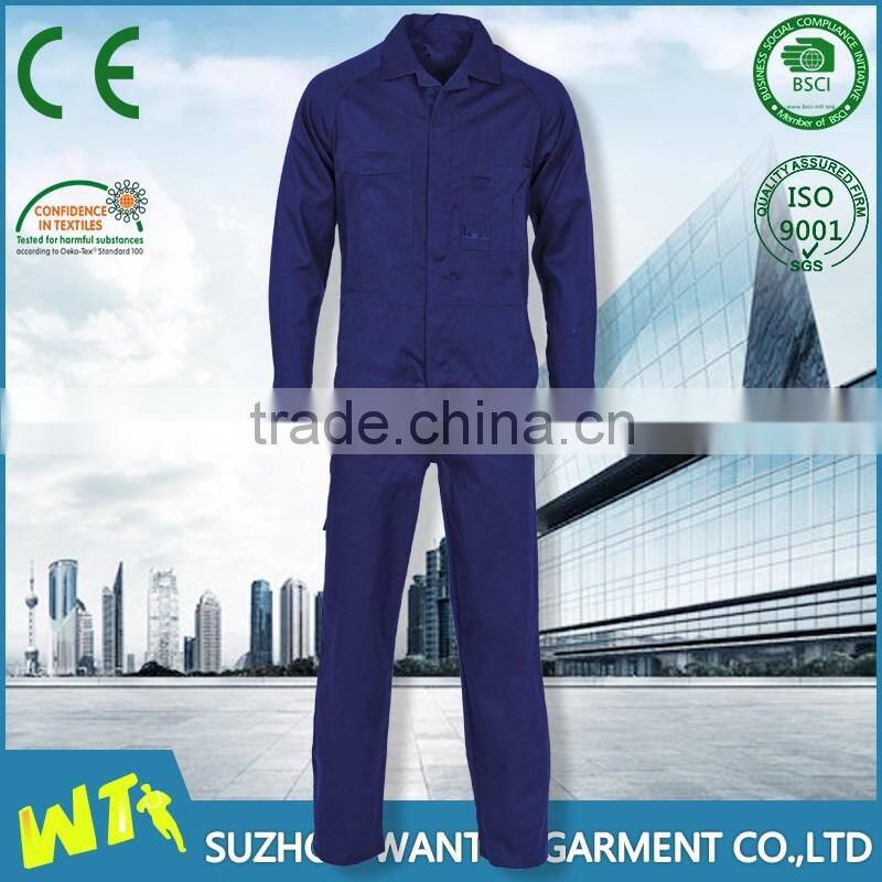 cheap navy blue fire retardant workwear welding coverall