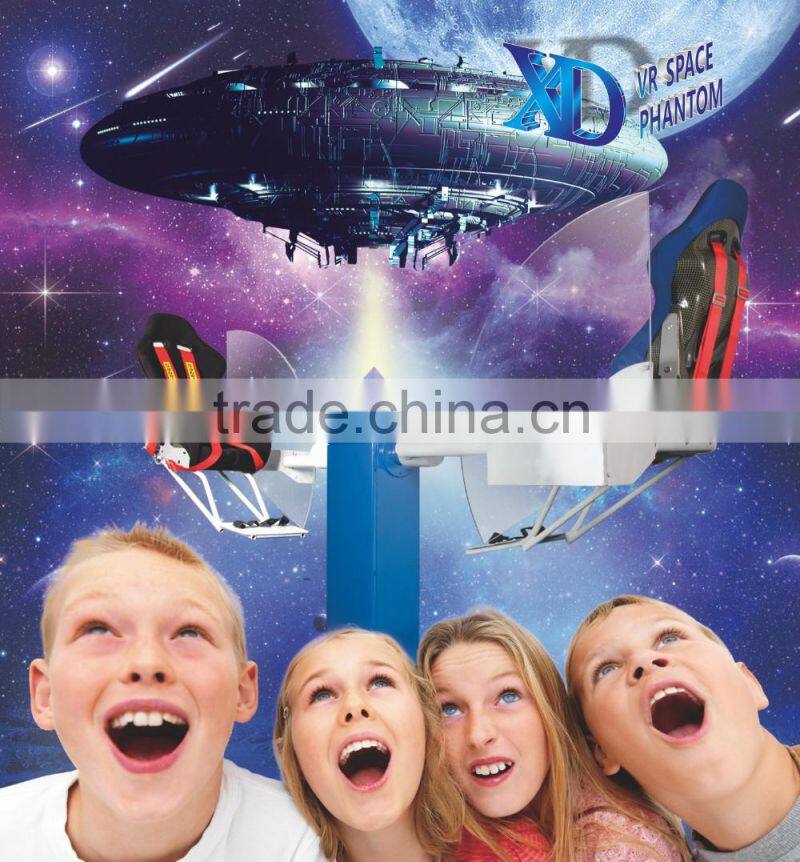 Excited! VR Cinema Space Phantom experience 9D vr Cinema Simulator with 3D Glasses and 2 seats