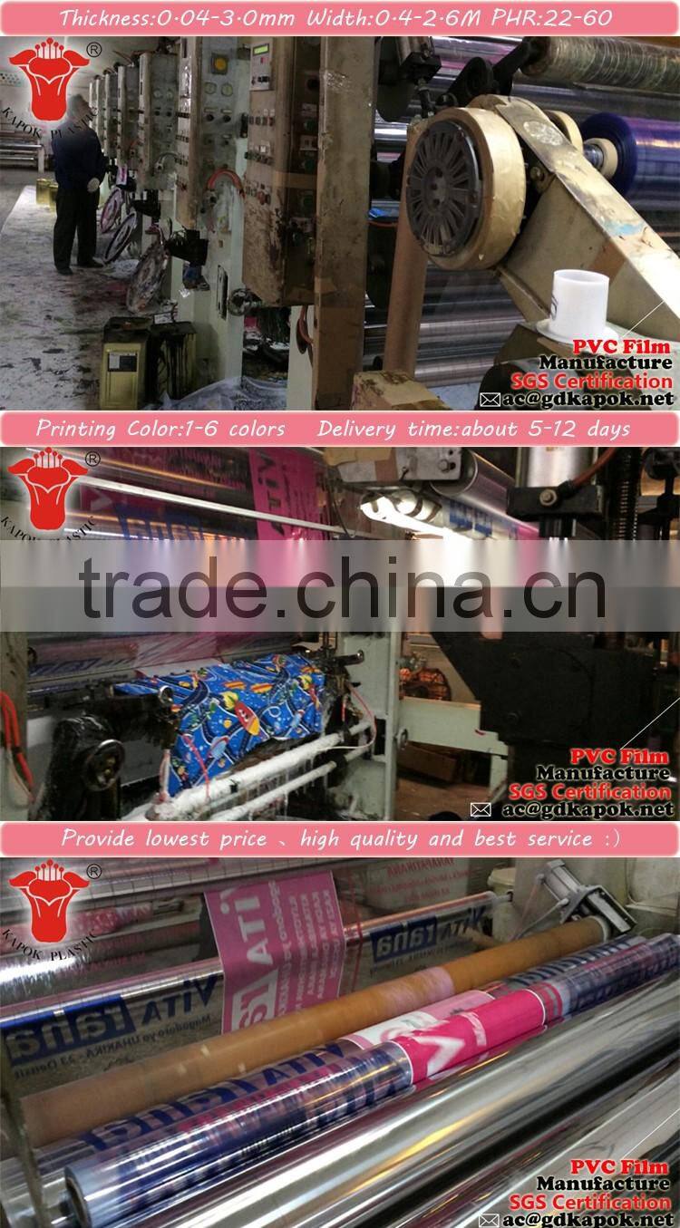 0.06mm mattress printing pvc film