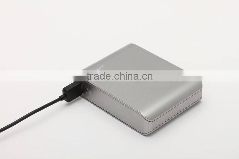 Smart Portable Power Bank--- Pisen Easy V 10000mAh (Silver Grey)