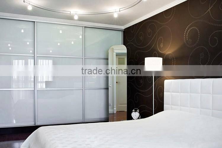 Homesung modern sliding door wooden bedroom wardrobe closet