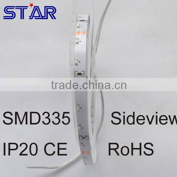 SMD335 Side View LED Strip light 120led/m 9.6w/m IP20 for indoor