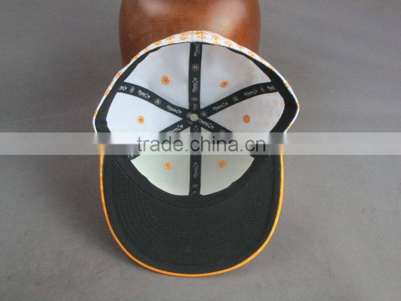 Custom 3D embroidery logo Diamond polyster snapback hat for wholesale