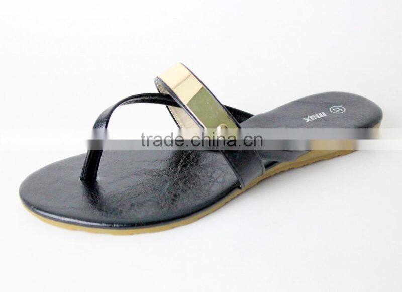 Lastest Simple wholesales fashion low wedge summer sandals for women