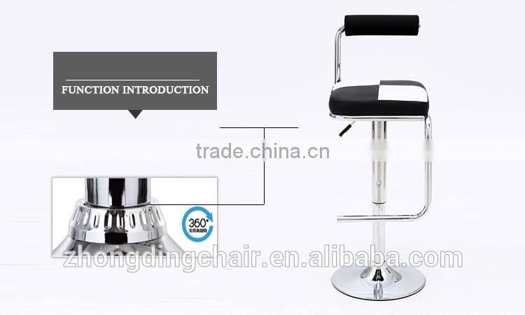 ZD-8067 Rotate bar stool,height back bar chair