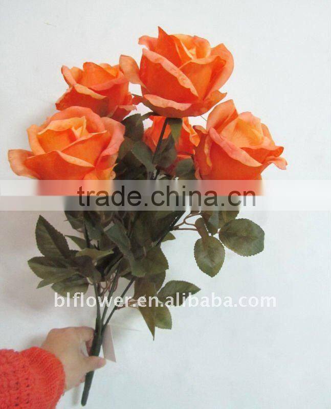 artificial rose bush fall season YL509