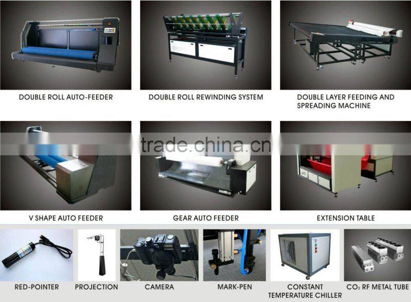 CNC Upholstery Fabric Cutter Lazer Machine