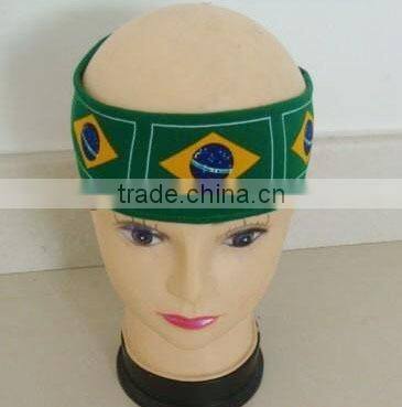 Promotional sport headband for 2014 world cup
