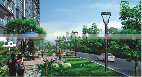 decorative aluminium Garden lamp pole