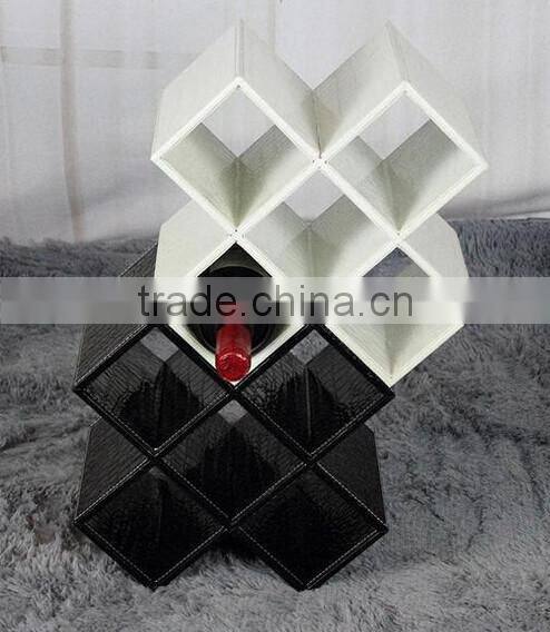 customized,leather,PU leather Material wine rack
