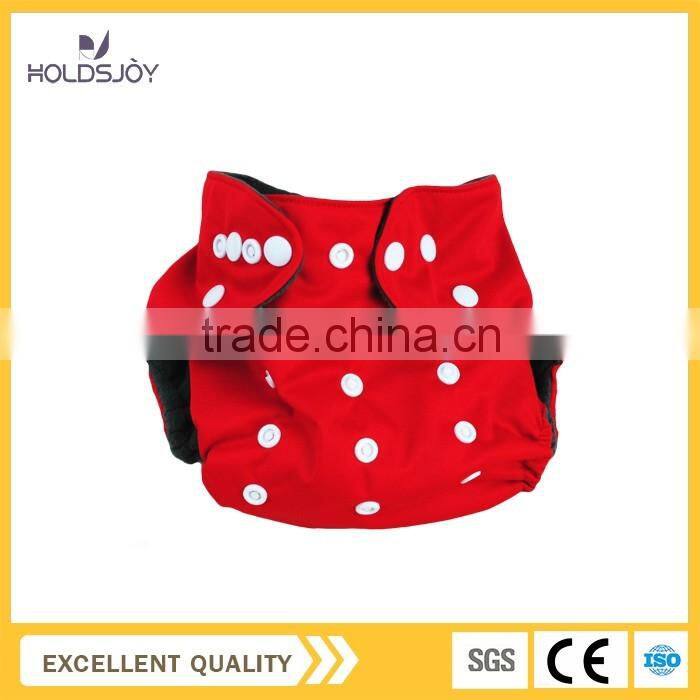 Reusable Bamboo Organic Baby Nursing Diaper/Washable Minkly PUL Surface