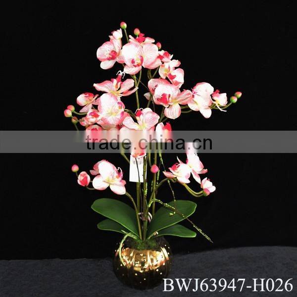 Artificial Orchid Flowers Bonsai for Christmas Decor