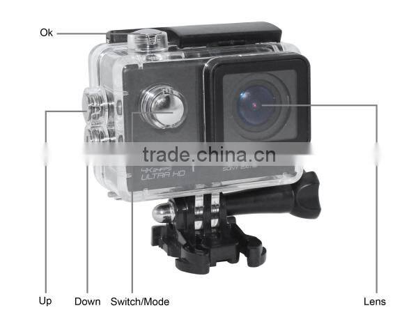 Hot Selling Outdoor Waterproof Action Sport Camera 1080p sports camera sj6000, 30m waterproof extreme