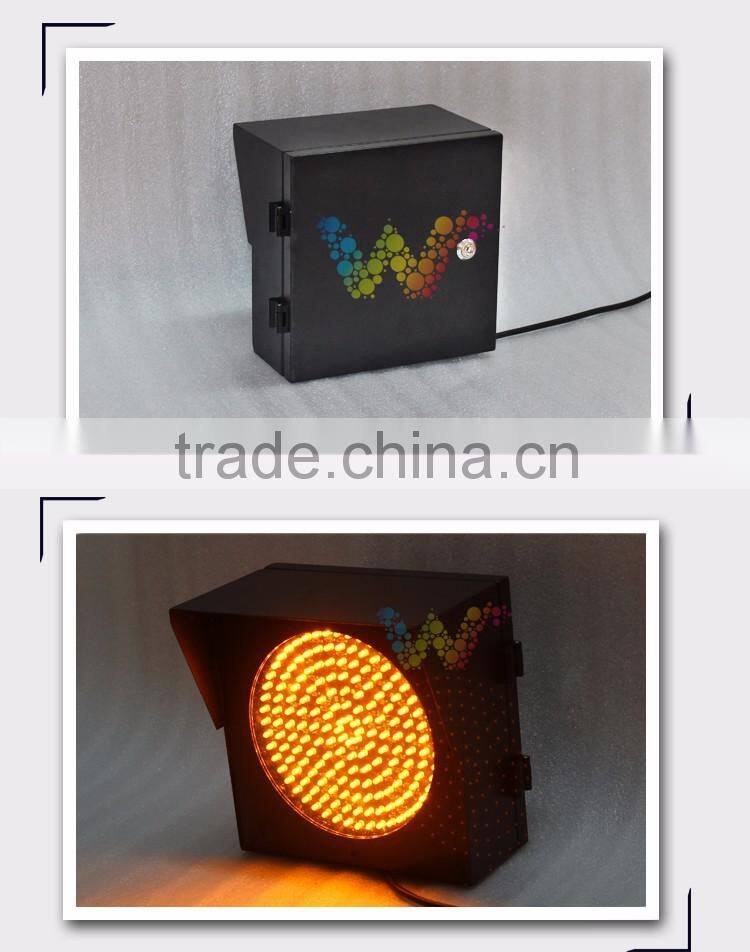 High brightness toll station warning light 200mm yellow traffic light blinker