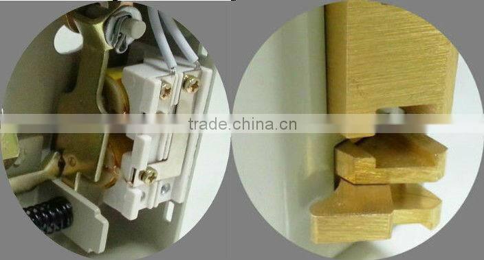 High security electric control lock key lock safe with Single lock cylinder