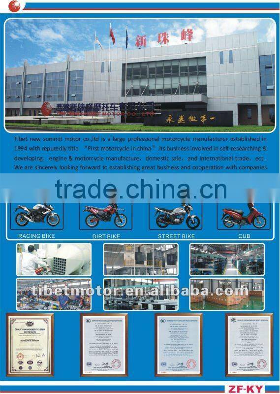 Motorcycle cheap sport style tiger model 200CC off road motorcycle for sale(ZF150-3)