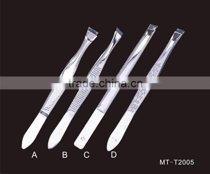 Squared tweezers slanted tweezers