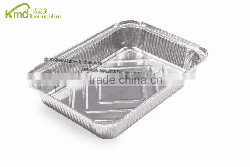 Kitchen Used Disposable Aluminum Foil Oblong Bake Serve Tray