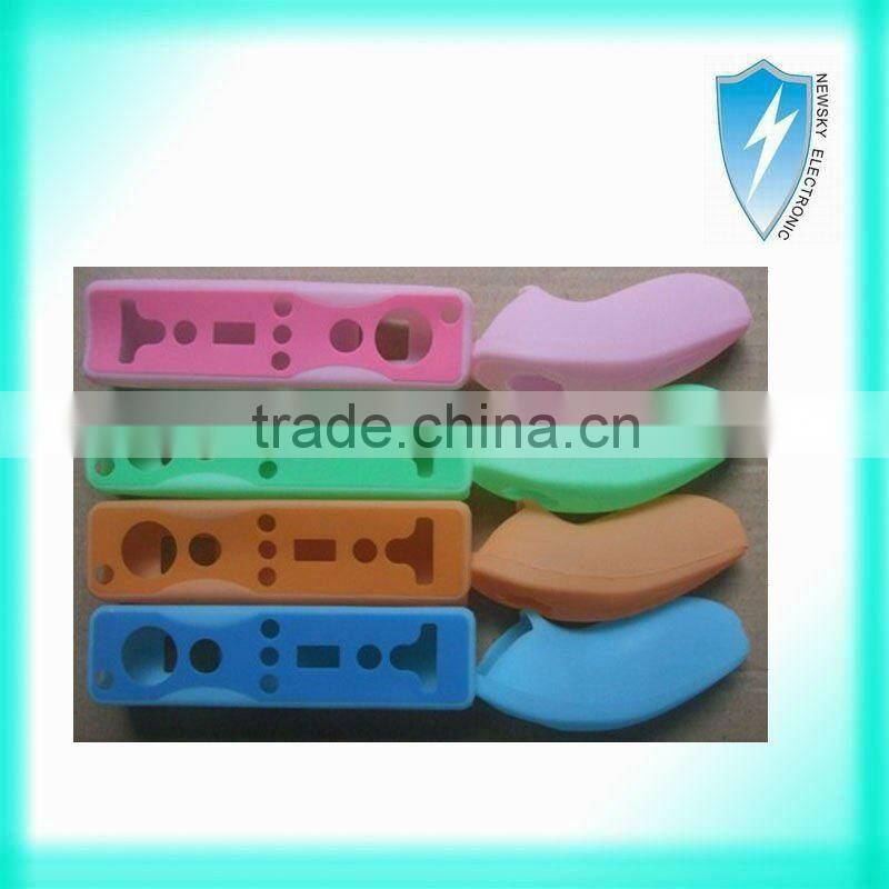 Brand-new controller color silicon case sleeve for Wii remote