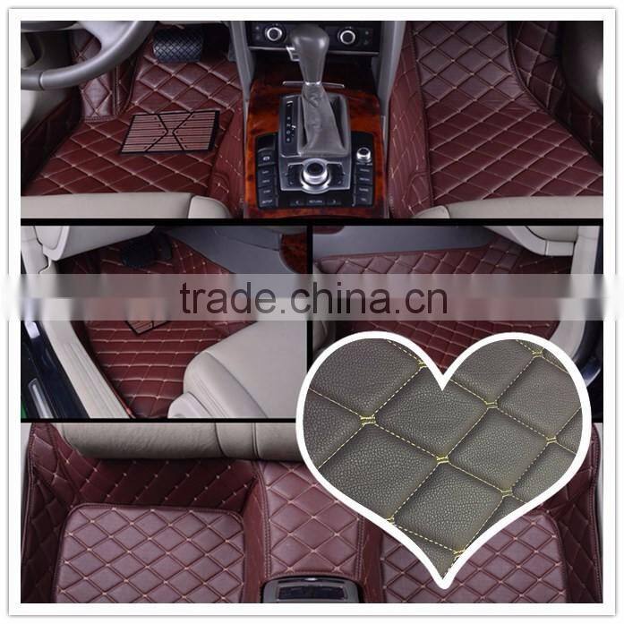 Machining Various material car floor mat PU leather PVC/XPE/EVA material