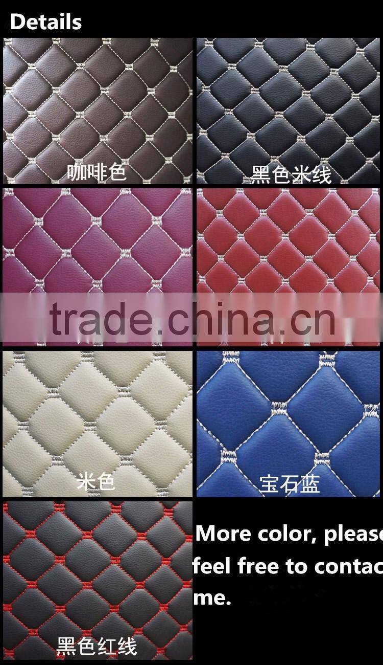 Machining Various material car floor mat PU leather PVC/XPE/EVA material