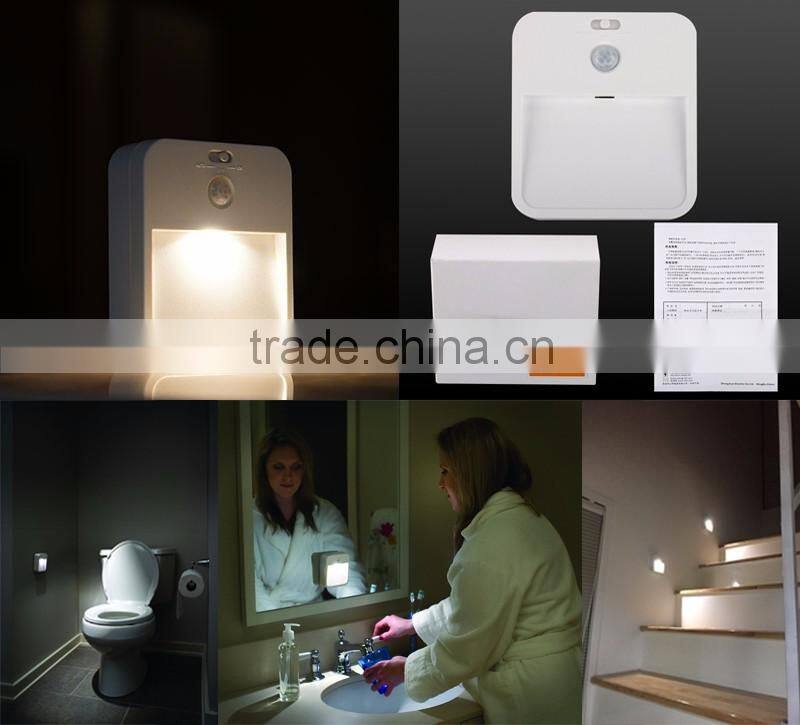 Led night light with motion sensor indoor using in multi-application