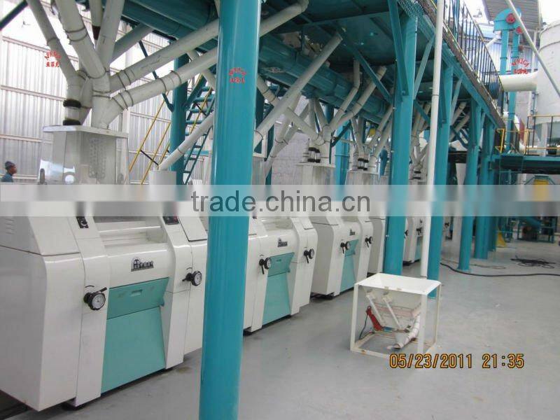 50T/24H maize flour milling equipment for good quality