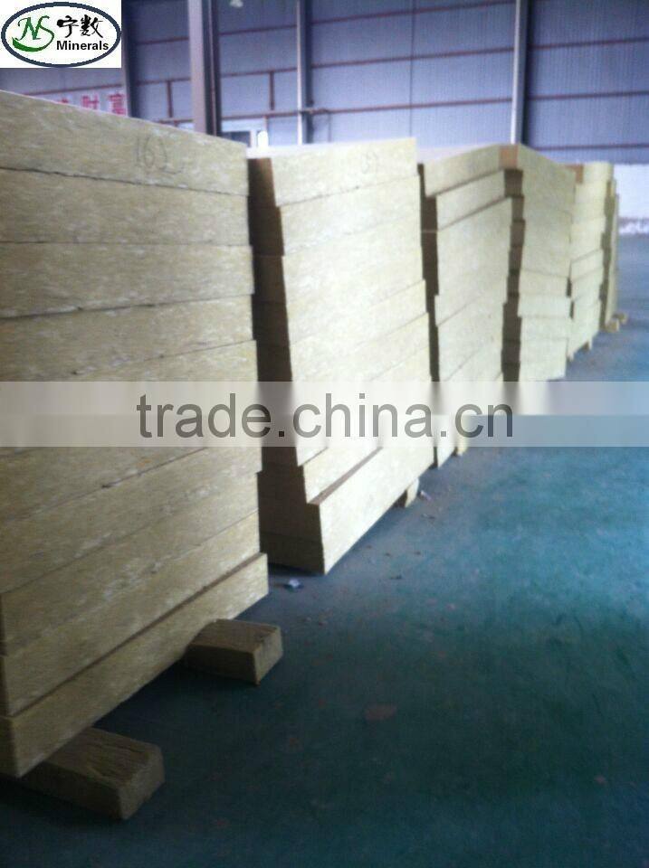 China building fireproof mineral rigid insulation rock wool for wall and roof