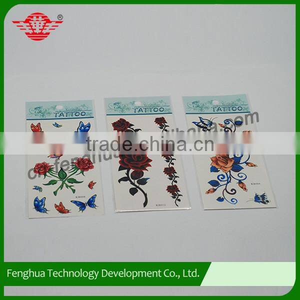 2015 New Design Hot Sale High End Top Quality Tattoo Stickers For Kids
