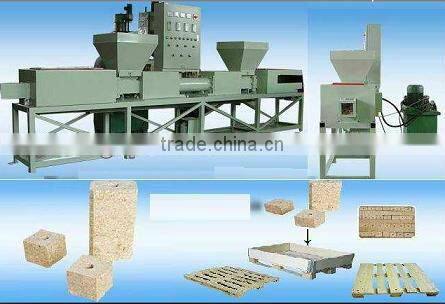 Wood processing line Sawdust hot press machine for sale