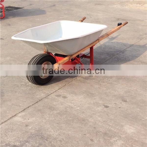 Pneumatic Wheel Wheel Type and Metal Tray Material Electric power barrow