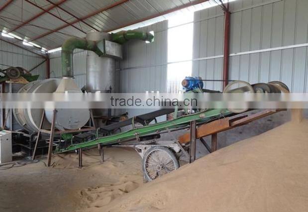 3-5T/H Rotary drum dryer TDS623 Sand dryer for sale