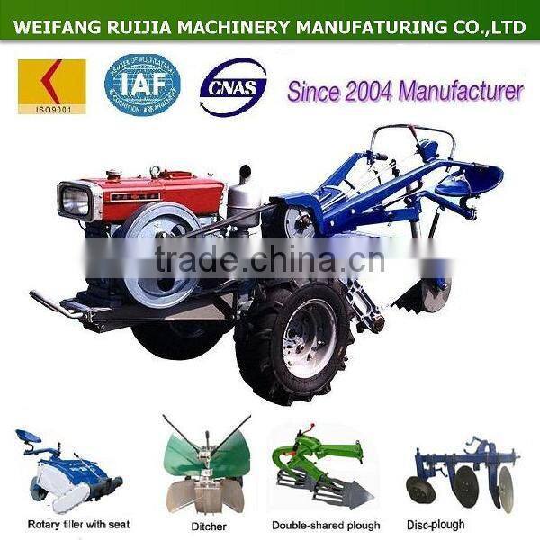 agriculture tools diesel engine mini tractor plogh(disc plough and double plough)