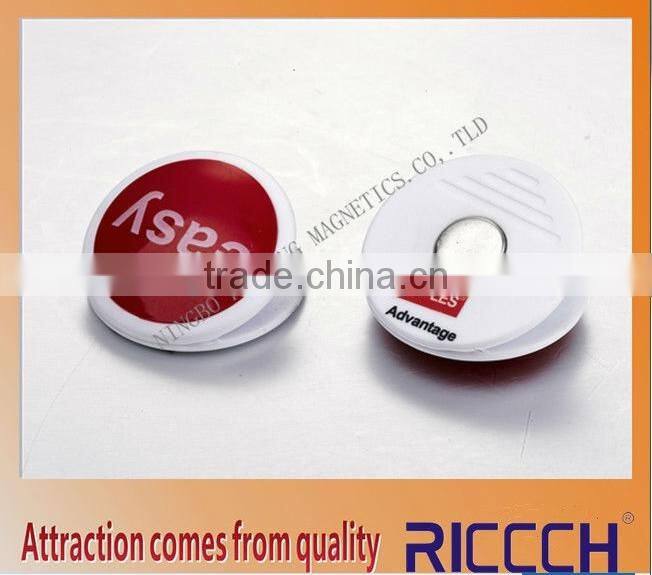 White office magnetic clip