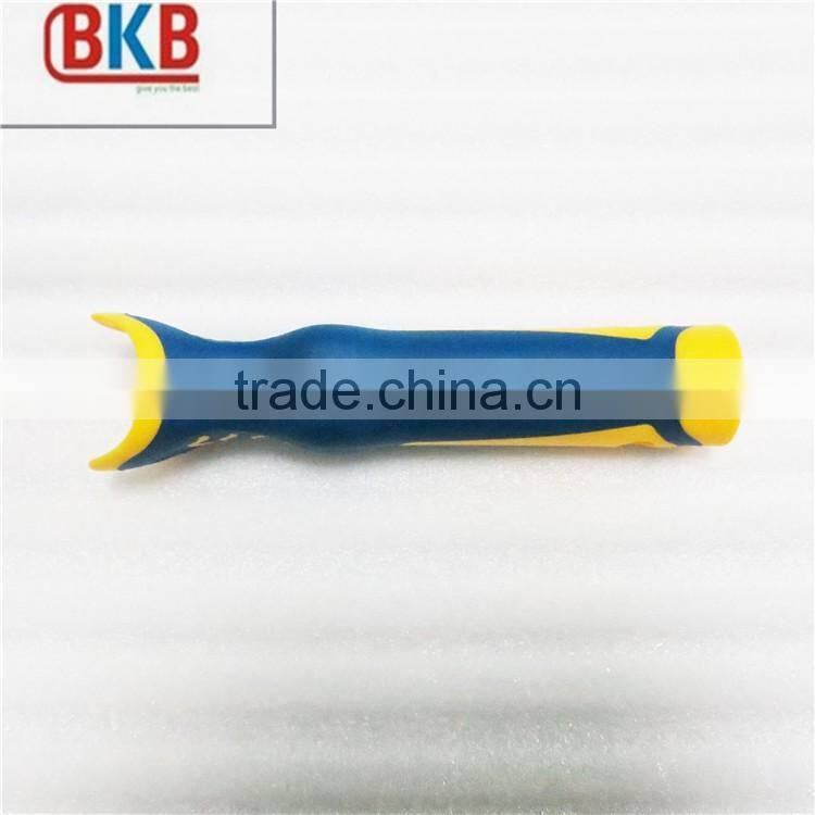 Double color plastic handle in brush paint roller handle